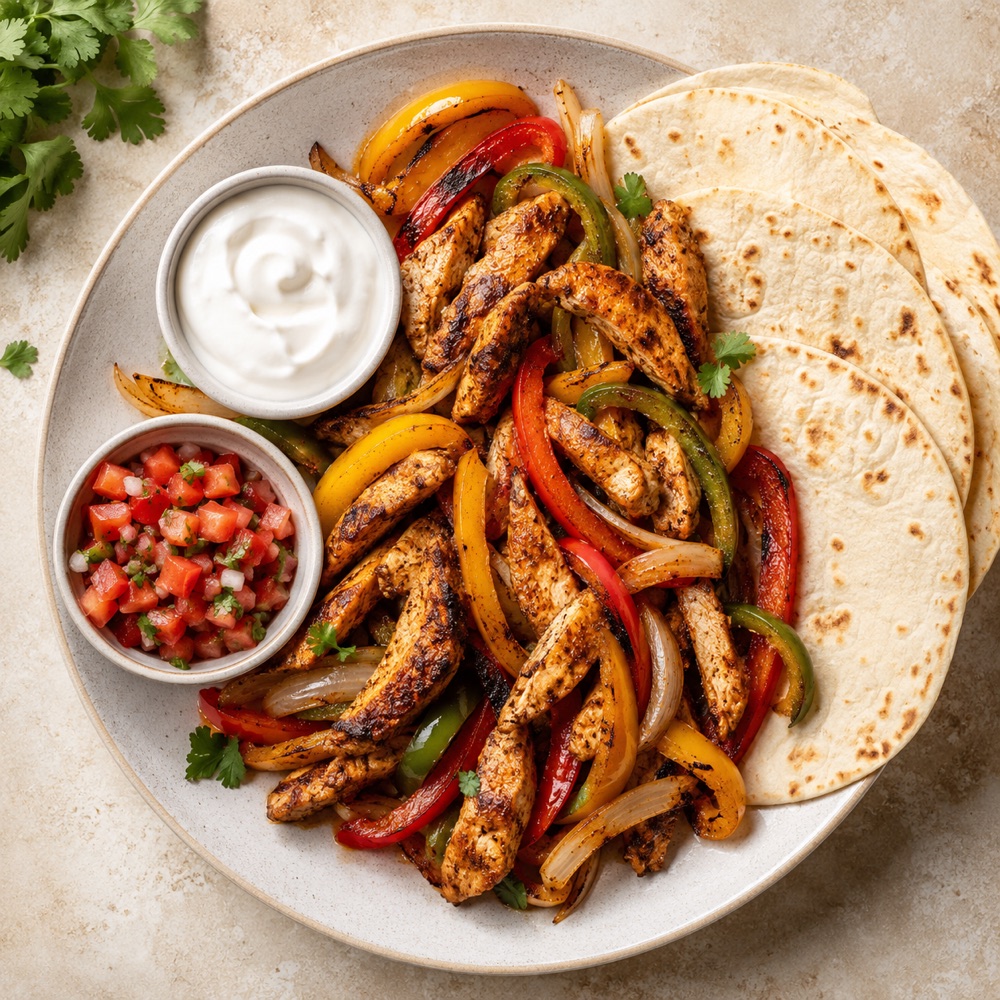 Sheet Pan Chicken Fajitas